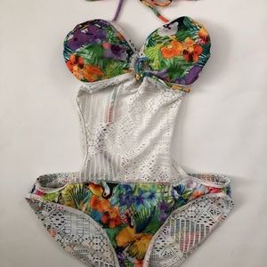 SIZE M ONE Piece tropical vibes Swim